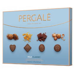 Продуктови Категории Шоколади Pergale Класически микс от шоколадови бонбони 343 гр. 48 бр